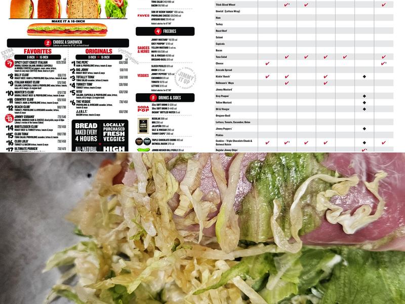 Jimmy John's Menu