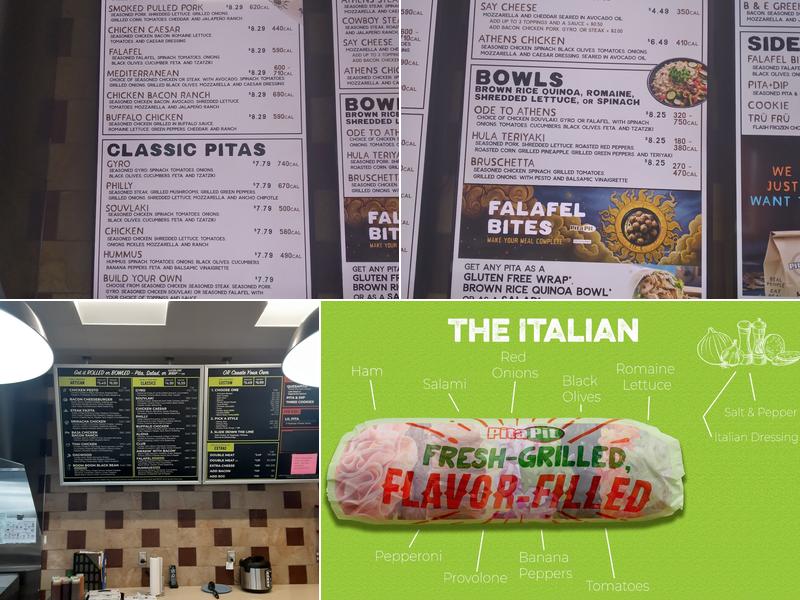 Pita Pit Menu