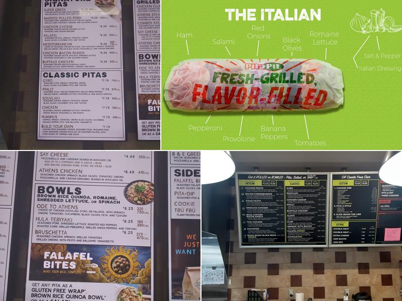 Pita Pit Menu