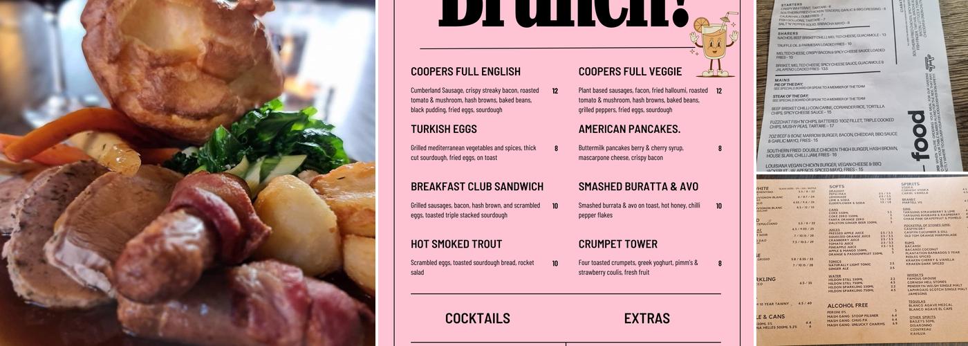 The Jolly Coopers Pub & Fuzzchat Brewery Menu