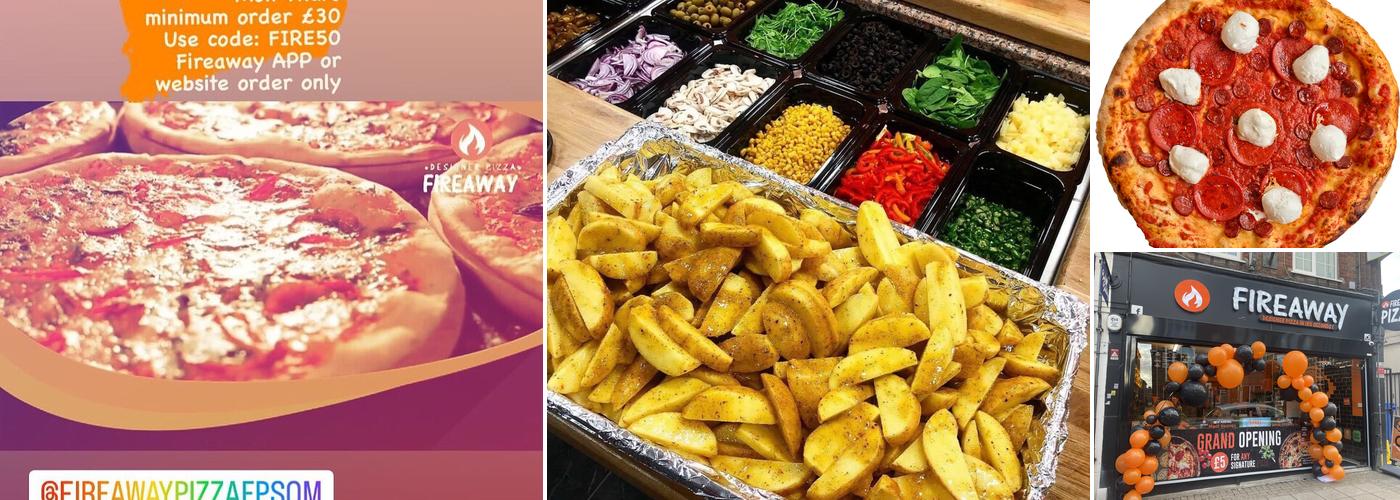 Fireaway Designer Pizza Epsom