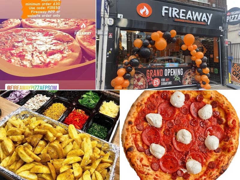 Fireaway Designer Pizza Epsom