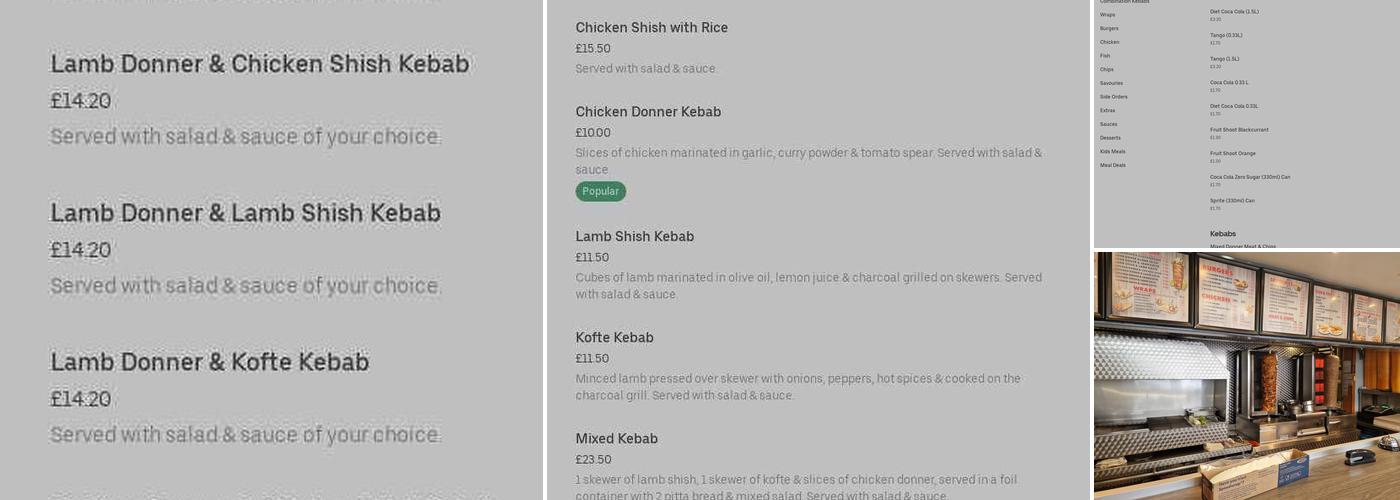 Ewell Fish Bar & Kebabs Menu