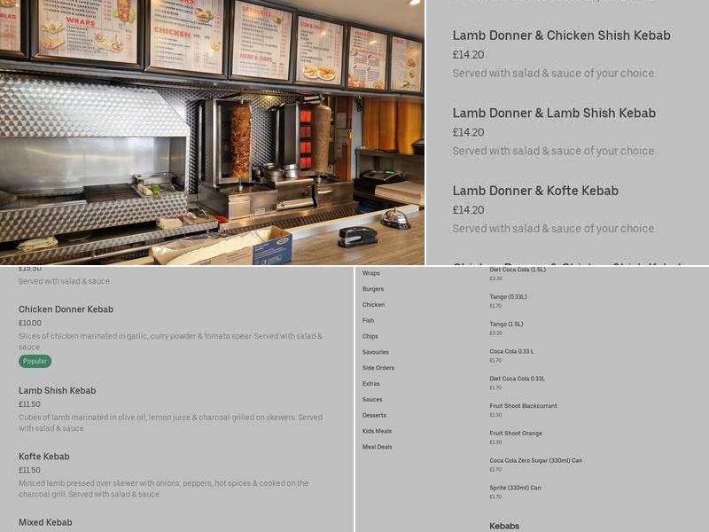 Ewell Fish Bar & Kebabs Menu