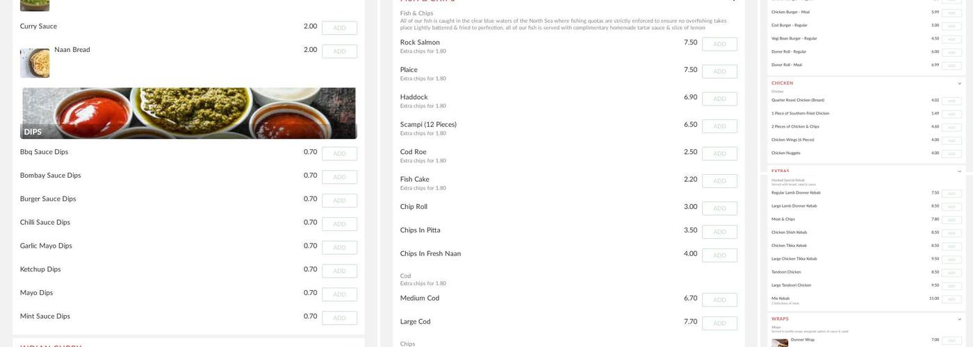 Hooked Fish and Grill Menu