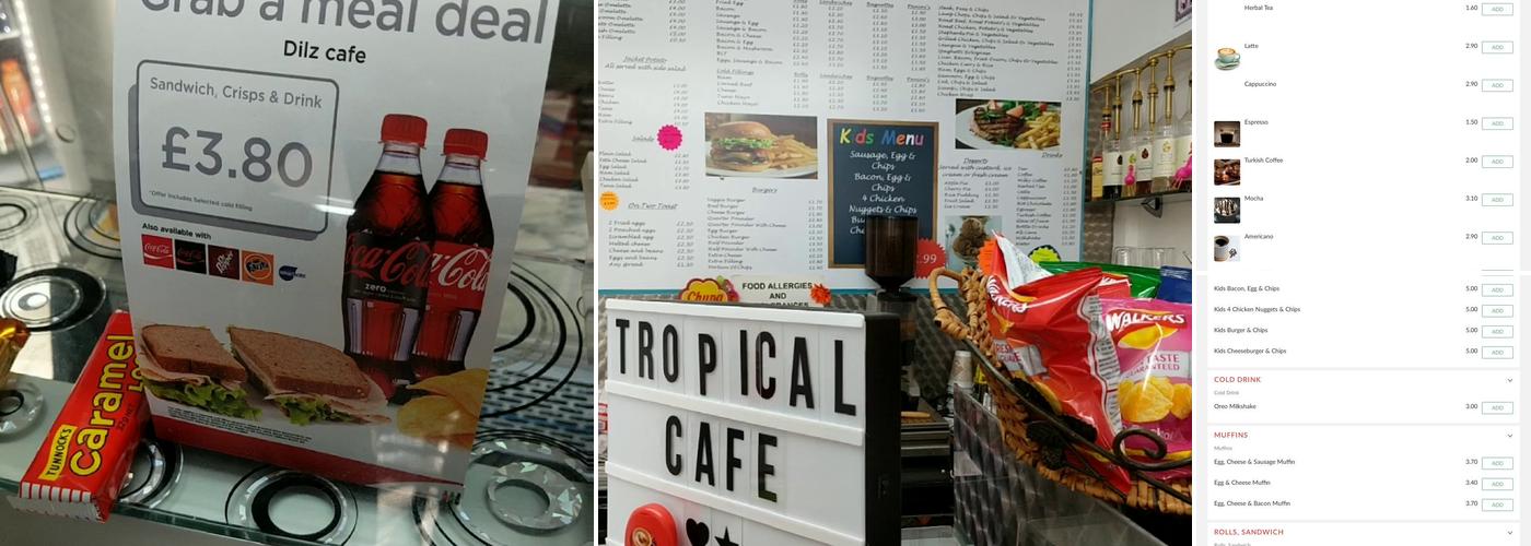 Tropical Cafe Menu