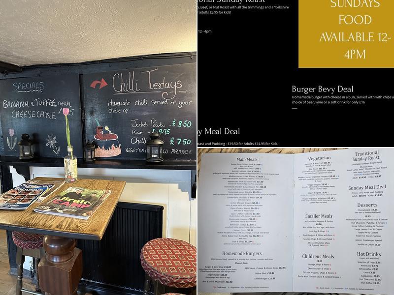 The Angel Inn Menu