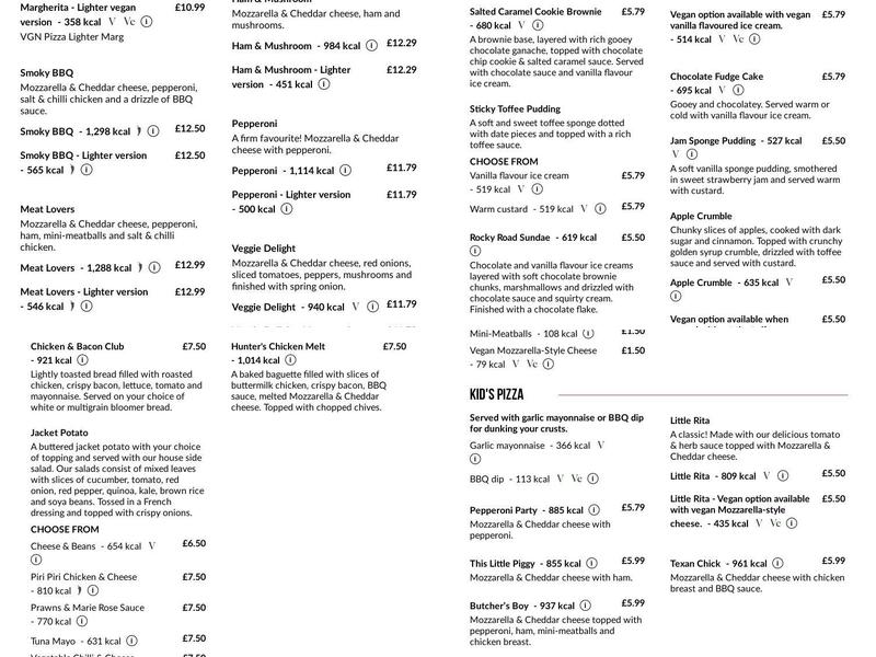 Sandstone Nab Menu