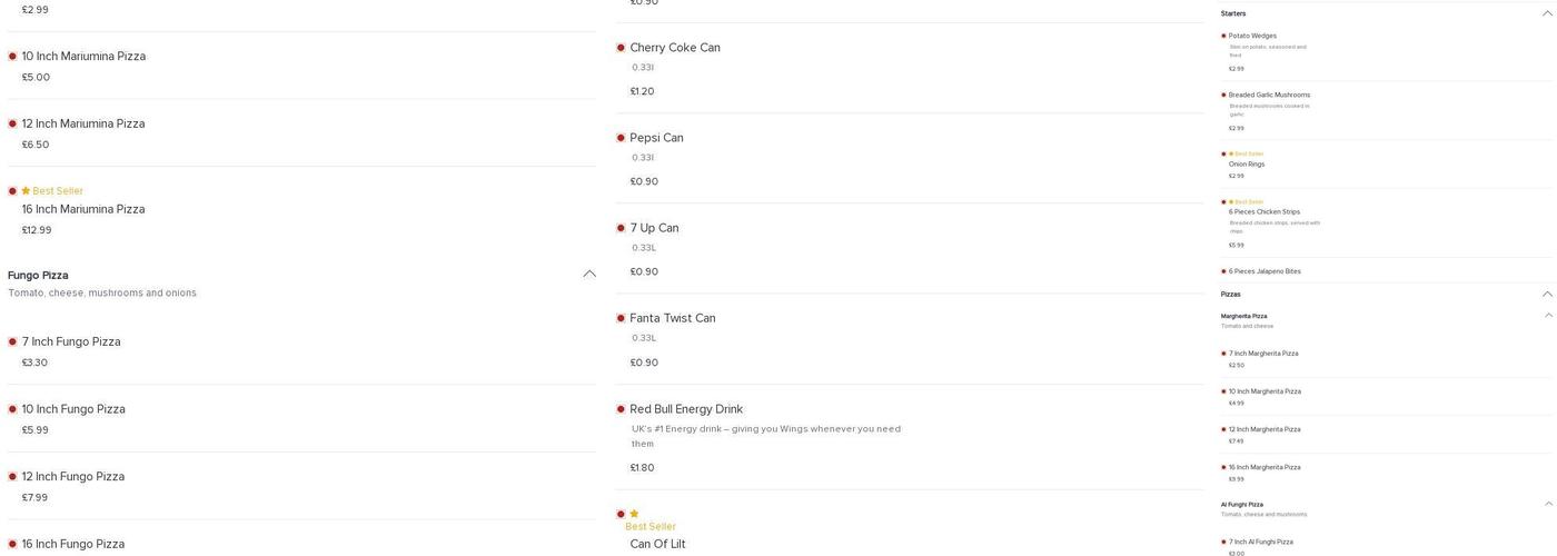 Mystic Bites Eston Menu