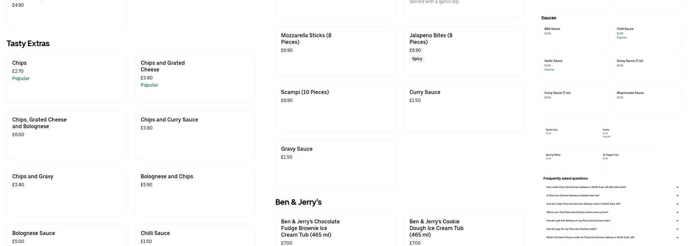 THE FOOD FACTORY Menu