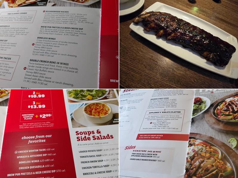Applebee's Grill + Bar Menu