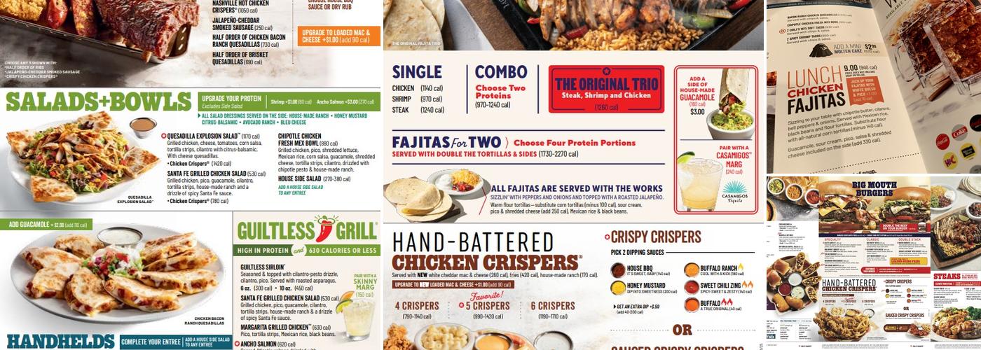 Chili's Grill & Bar Menu