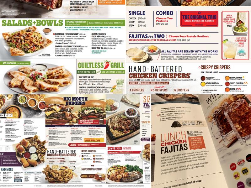 Chili's Grill & Bar Menu