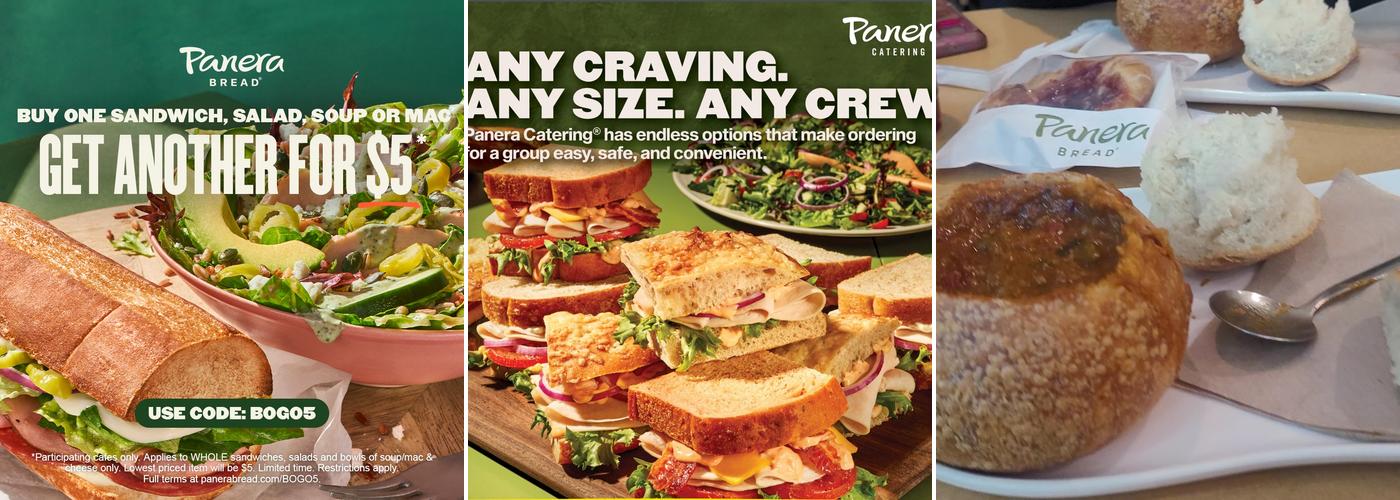Panera Bread Menu