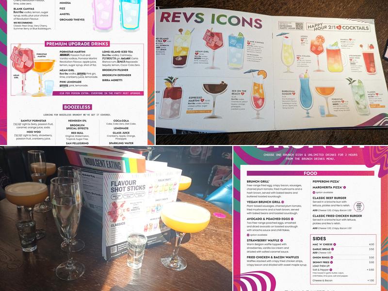 Revolution Exeter Menu