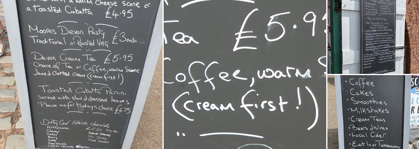 The Coffee Cellar Menu