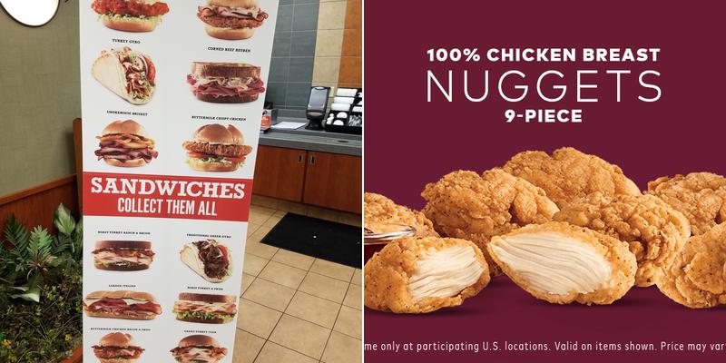 Arby's Menu
