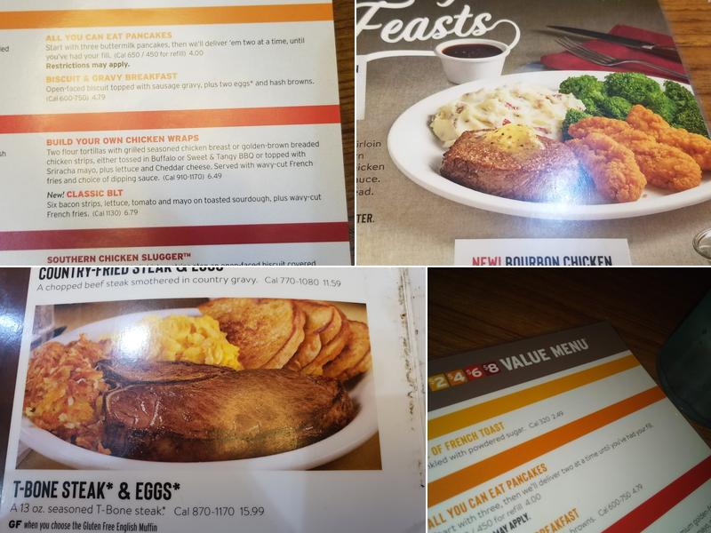 Denny's Menu