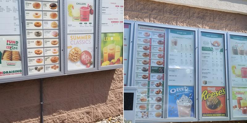 Krispy Kreme Menu