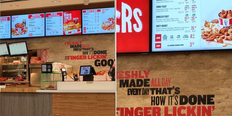 KFC Exeter- M5 Services Menu