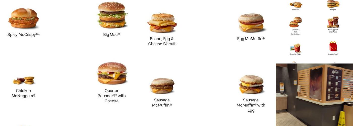 McDonald's Menu
