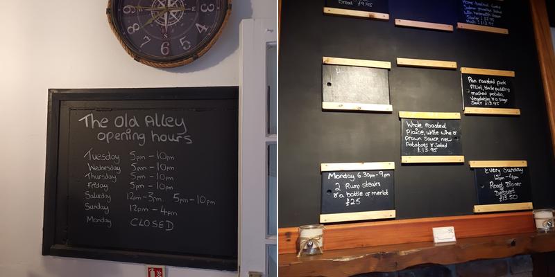 The Maltsters Arms Menu