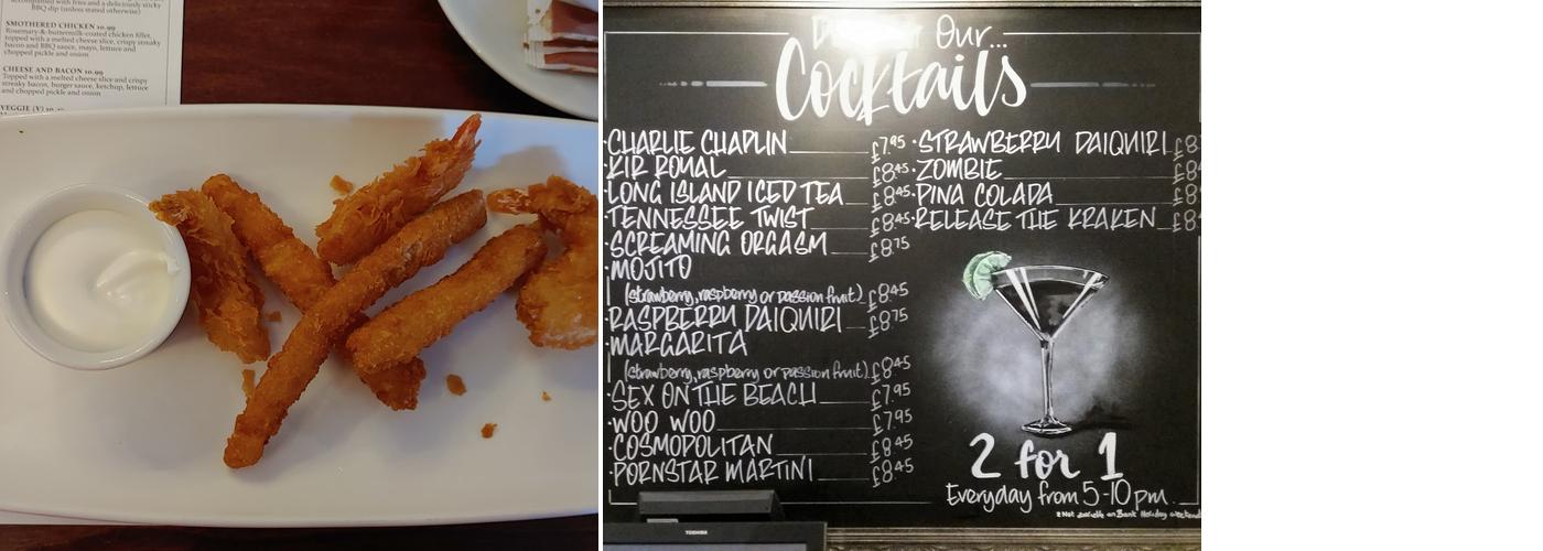 The Merchant Exmouth Menu