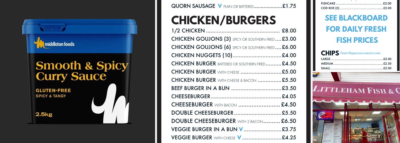 Littleham Fish And Chips Menu