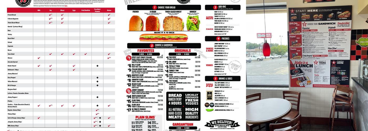 Jimmy John's Menu