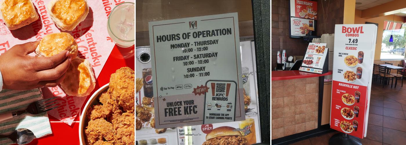 KFC Menu