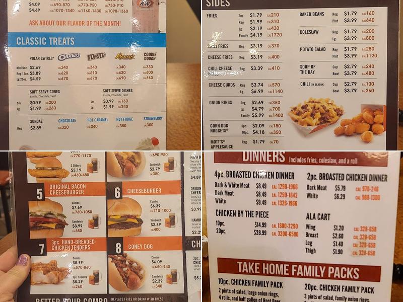 A&W Menu
