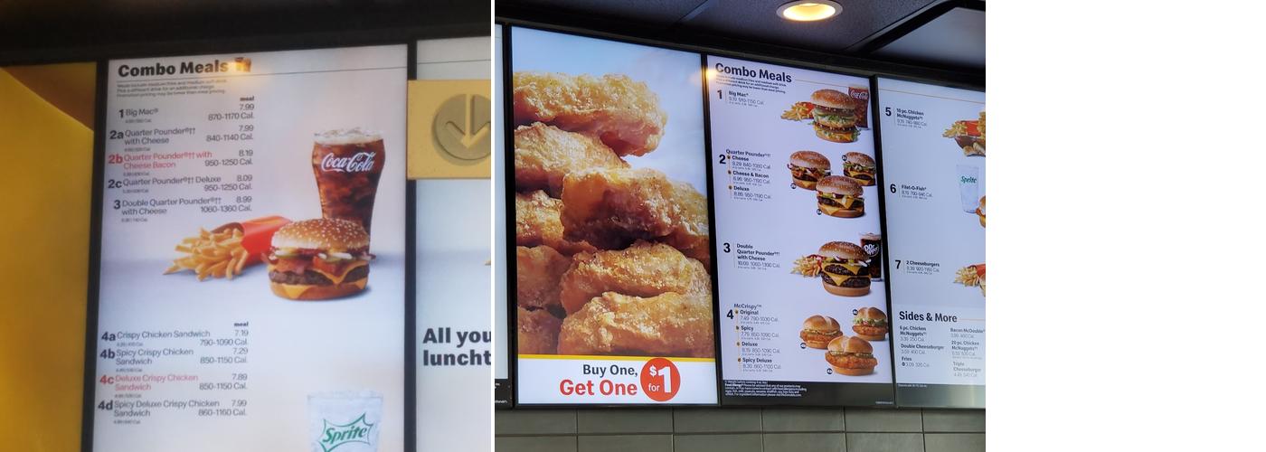 McDonald's Menu