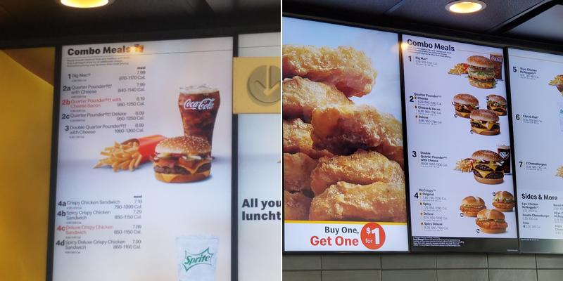 McDonald's Menu