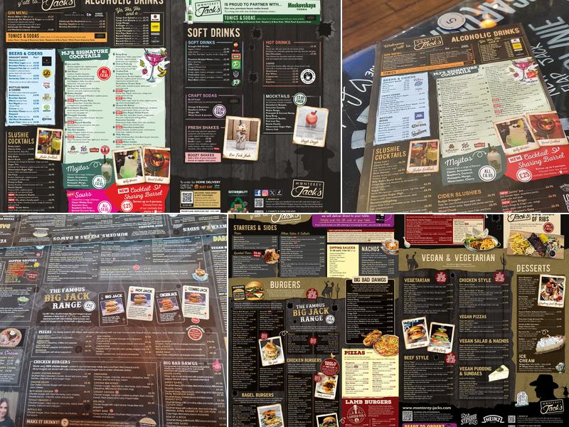 Monterey Jack's Menu