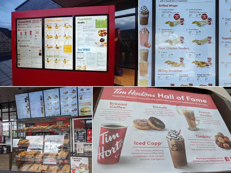 Tim Hortons Menu