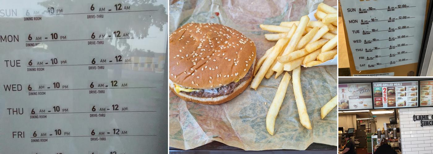 Burger King Menu