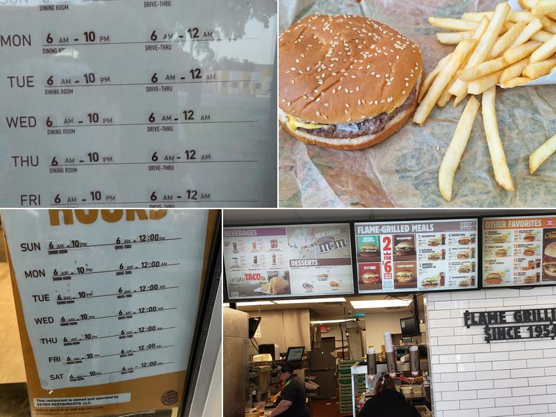 Burger King Menu