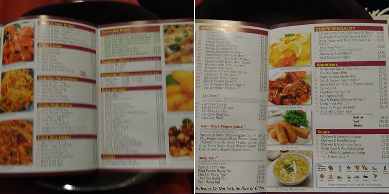 New Empire Chinese Takeaway Menu