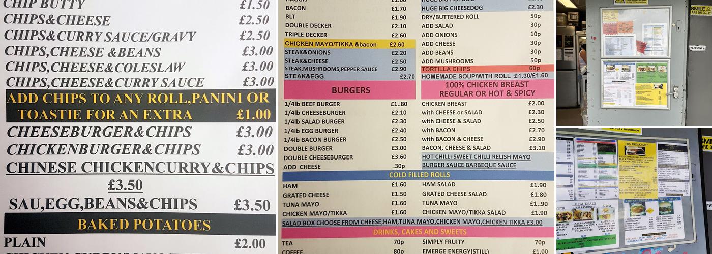 Teresa's Treats Menu