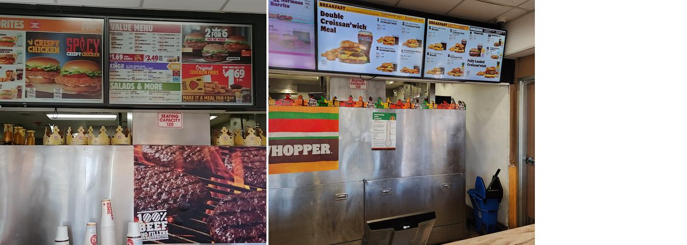 Burger King Menu