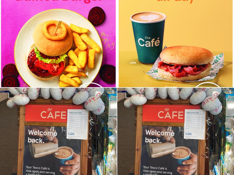 Tesco Cafe Menu
