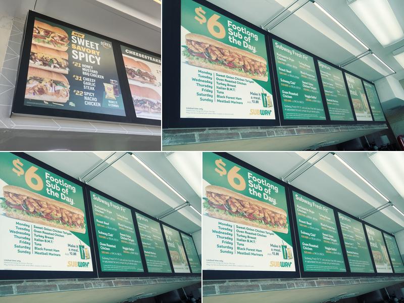 Subway Menu