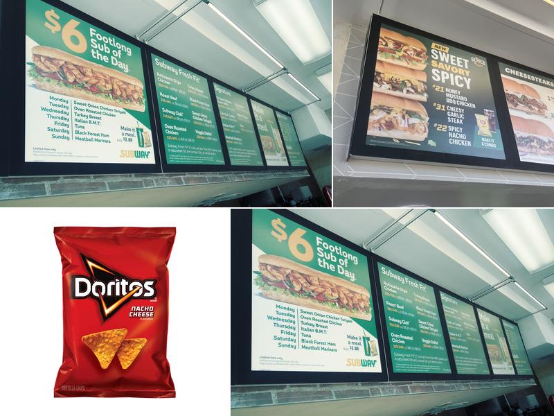 Subway Menu