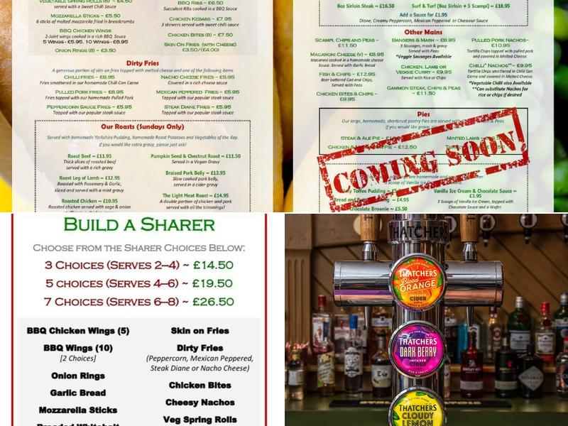 The Jolly Miller Menu