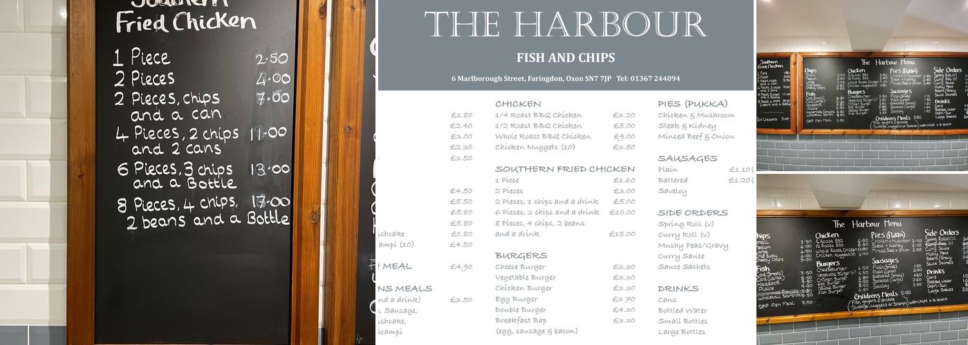 The Harbour Fish & Chips Menu