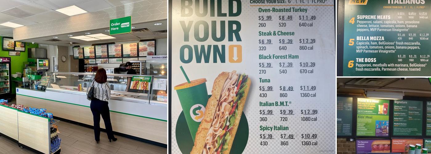 Subway Menu