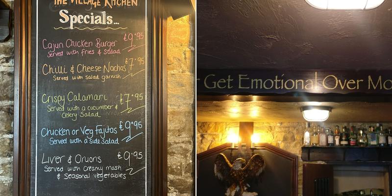 The Village Wine Bar Menu