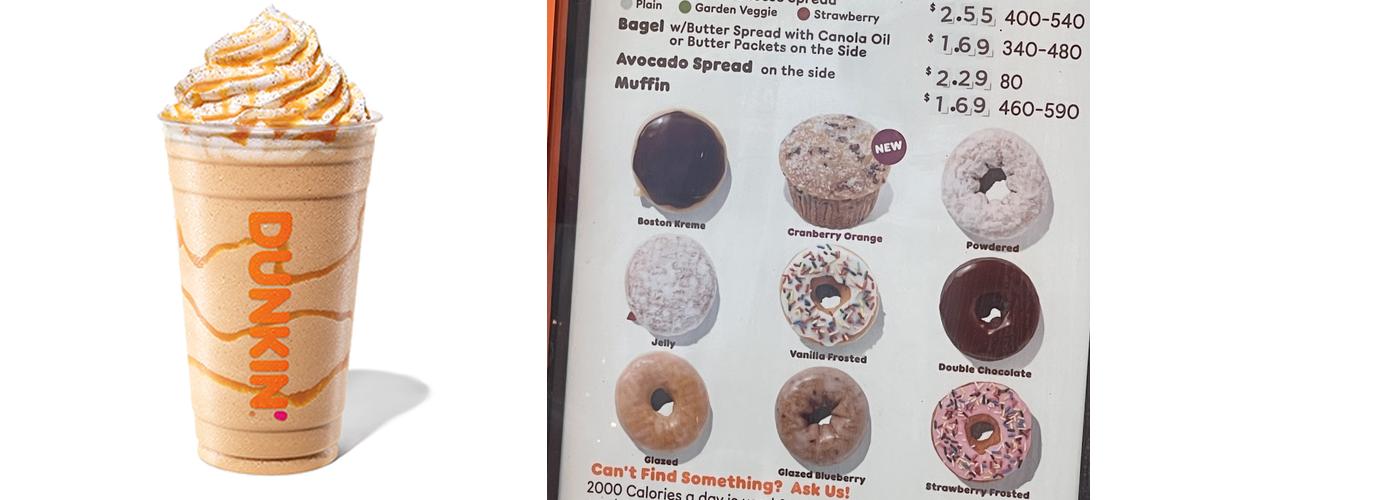 Dunkin' Menu