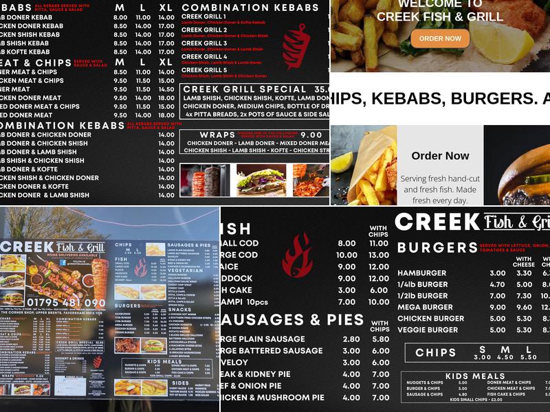 Creek Fish & Grill Menu