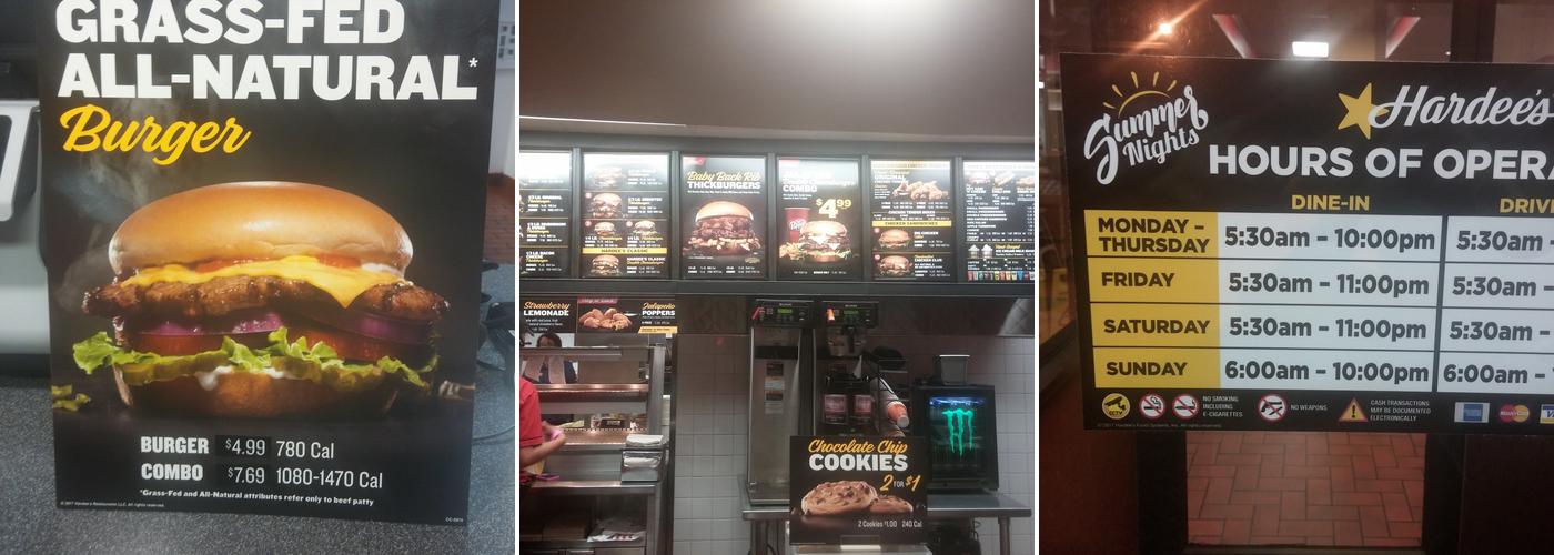 Hardee’s Menu